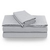 Tribeca Living European Garment Washed Linen Extra Deep Pocket Sheet Set - 2 of 3