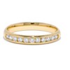 H.J. Namdar 0.25 ct tw Round Diamond Channel Set Band Ring 14K Gold Natural Diamonds Size 7 - 2 of 4