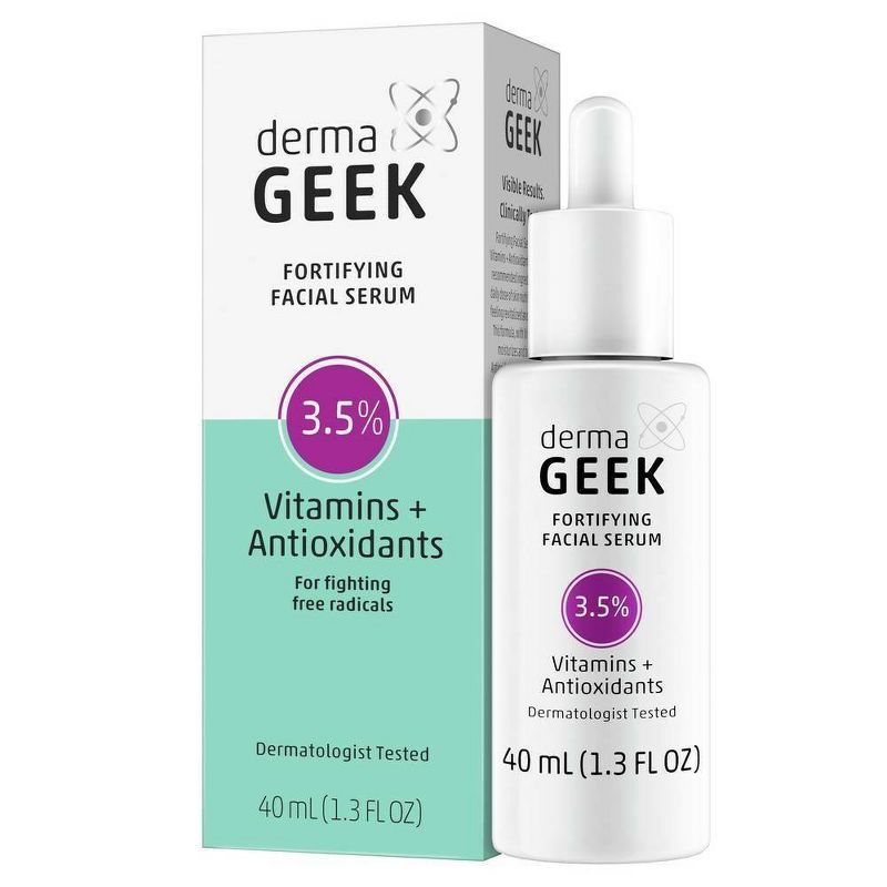 dermaGEEK Fortifying Facial Serum with Vitamin B3 &#38; Antioxidants - 1.3 fl oz, 4 of 10