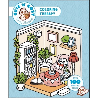 Cute'n'cozy Coloring Therapy - (Paperback)