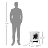 GDFStudio Michelle Portable Electric Fireplace Stove with Adjustable Heat - 3 of 4