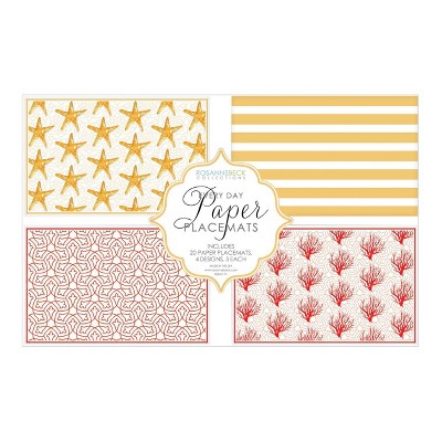 Seashells Disposable Placemats