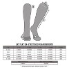 MK Socks Striped OTC Baseball, Softball, Football Socks (B) Black, White - 3 of 3