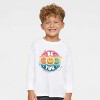 The Juniper Shop SmileyWorld Be You Rainbow Circle Toddler Long Sleeve Tee - 3 of 4