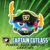 Battle Ballz: Training Pack - Captain Cutlass - Rolling Ball Character, Training Ramp, Blow Your Lid Button, Kids 5+ - 4 of 4