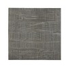 Royal Hampton Side End Table | 19 Inch Square Block Top | Sandblasted Gray Mango Wood - 4 of 4