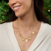 Ross-Simons Italian 18kt Gold Over Sterling Religious-Inspired Charm Necklace With 4.5-5mm Cultured Pearls. 18 inches - 2 of 3