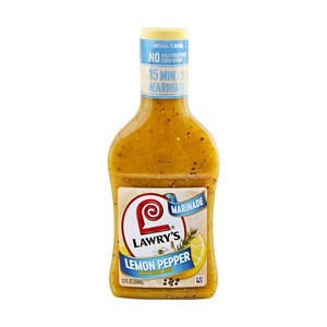 Lawry's Lemon Pepper With Lemon Marinade, 12 fl oz Bottle, Pack of 4 - 1 of 4