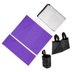 Unique Bargains Canvas Replacement Cloth Kit and Portable Storage Bags Director Chair Accessories Set - 1 of 4