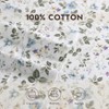Laura Ashley Spring Bloom 100% Cotton 300 Thread Count Sateen- 2 Piece- Pillowcase  Purple- Standard Sham - 2 of 3