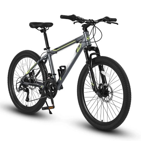 Visiogear Mountain Bike Boys Girls Mountain Bicycle With Front Suspension Grey 52.39 27.61 8.76 Target