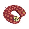 FUL Harry Potter Neck Pillow, Hogwart's Express Travel Head Pillow for Sleep in Airplane or Car, Burgundy - 2 of 4
