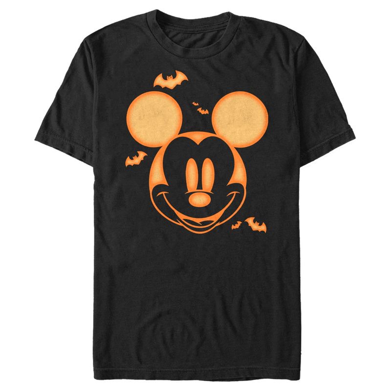 Men's Mickey & Friends Pumpkin Face T-Shirt, 1 of 6