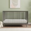 Child Craft Cranbrook Crib and Dresser Nursery Set, 2-Piece, Includes 4-in-1 Convertible Crib and 6-Drawer Double Dresser (Lunar Gray) - 2 of 4