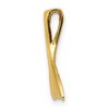Black Bow Jewelry 14k Yellow Gold 3D Polished Whale Tail Slide - 2 of 4