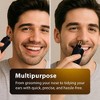 The Cutting Edge Ear & Nose Rechargeable Electric Mini Non-Slip Grip Trimmer Travel Razor - 2 of 4