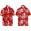 LA LEELA Mens Hawaiian Shirts Short Sleeve Button Down Shirt Men's Hawaii Shirts Boho Vacation Casual Summer Beach Shirts for Men Funny - 4 of 4
