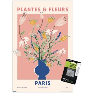 Trends International Reinders: Flowers - Plantes Fleurs Paris Unframed Wall Poster Prints - 1 of 4