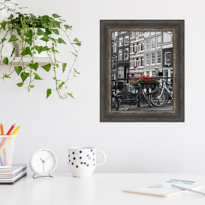 Classic Black Wood Floating Wall Frame 11x14