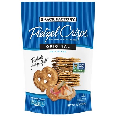 Snack Factory Original Pretzel Crisps - 7.2oz