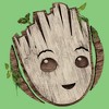 Girl's Marvel: I am Groot Cute Smiling Groot Face T-Shirt - image 2 of 4