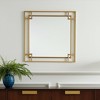 HomeRoots 22" Gold Metal Square Accent Mirror - 2 of 4