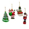 Kurt Adler 3-5.75-inch Noble Gems™ Glass Christmas Ornaments, 4-piece ...