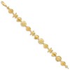Black Bow Jewelry 14k Yellow Gold Sea Life Bracelet - 7.25 Inch - 2 of 4