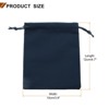 Unique Bargains Velvet Reusable Soft Jewelry Headphone Candy Drawstring Gift Bags 20 Pcs - 2 of 4