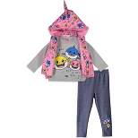 Pinkfong Baby Shark Daddy Shark Mommy Shark Baby Shark Baby Girls Vest T-Shirt and Pants 3 Piece Outfit Set Infant 