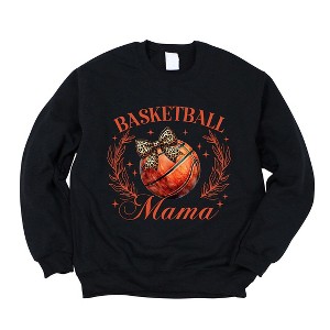 Simply Sage Market Women's Graphic Sweatshirt Coquette Basketball Mama - 1 of 4