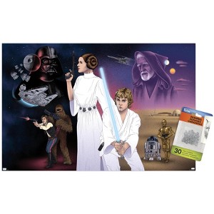Trends International Star Wars: A New Hope By Erin Gallagher Unframed Wall Poster Prints - 1 of 4