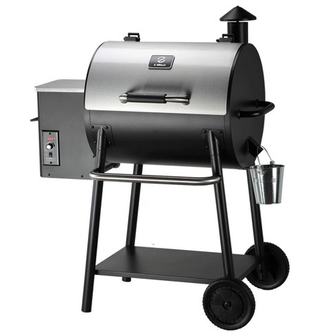 Zpg 550a2e Wood Pellet Grill Bbq Smoker Digital Control Silver Z Grills Electric 585 Sq In Cooking Area Target