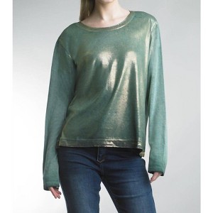 Women's Painted Long Sleeve Tee - TEMPO PARIS - 1 of 3