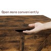 ORRD Rustic Brown Storage Bench, Retro Toy Chest with Hinged Lid, Entryway Organizer Box, Easy Assembly - 4 of 4
