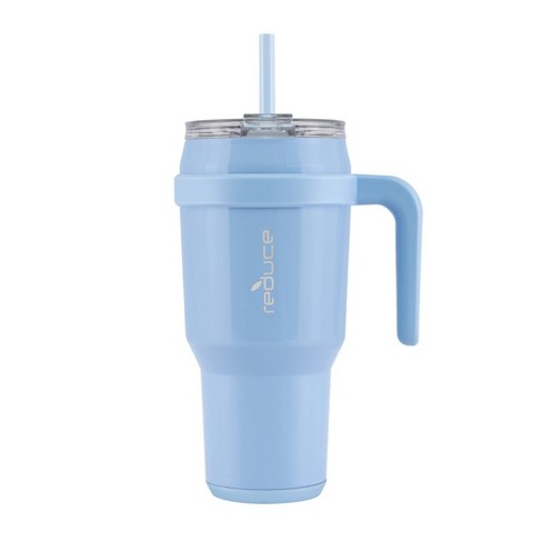 Reduce 40oz Cold1 Vacuum Insulated Stainless Steel Straw Tumbler Mug  Glacier : Target