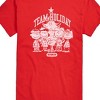 Men's - Peanuts - Snoopy Charlie Linus Sally and Lucy Team Holiday Spirit Short Sleeve Graphic T-Shirt - 2 of 4