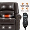 CLIHOME Power Lift Recliner Chair Heat Massage Dual Motor Infinite Position, Genuine Leather, Heavy Duty Motion Mechanism with USB Ports - 4 of 4