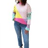 Women's Distressed Detail Pullover Sweater - DAVI & DANI - 2 of 4