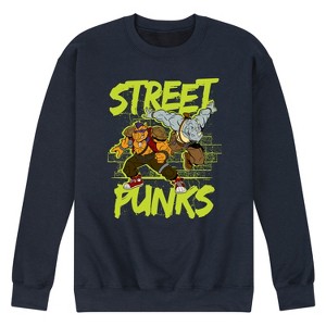 Men's - Teenage Mutant Ninja Turtles - Street Punks Graphic Fleece Sweatshirt - 1 of 4
