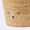 Braided Water Hyacinth Tapered Floor Basket Sleepy Bear - Cloud Island™ - 3 of 3