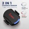 Sunny Health & Fitness Exercise Cycling 2-in-1 Advanced Cadence/RPM + Speed Sensor for Indoor or Outdoor Bikes - CB110S - 3 of 4