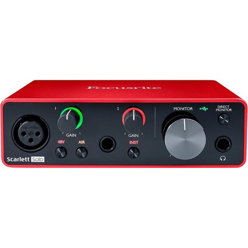 focusrite scarlett 2i2 with ipad