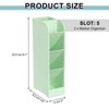 Unique Bargains PVC Space Saving 5 Slots Design Marker Organizers 3.6" x 8.1" 2 Pcs - 2 of 4