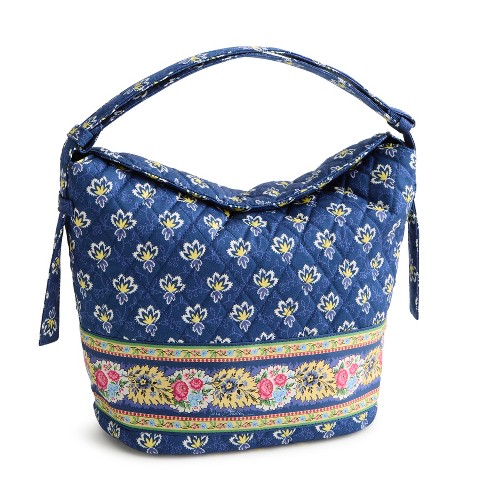 Vera Bradley Women's Premium Cotton Astoria Shoulder Bag Maison Blue