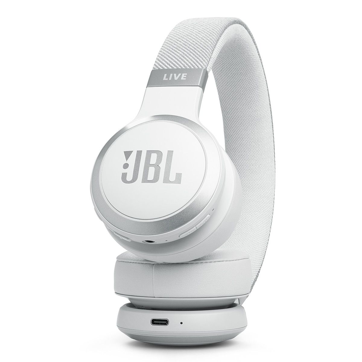 JBL Live 670NC Wireless On-Ear Adaptive Noise Cancelling Headphones (White) - thumbnail 5