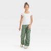Girls' Short Cap Sleeve Side Shirred T-Shirt - art class™ - 3 of 3