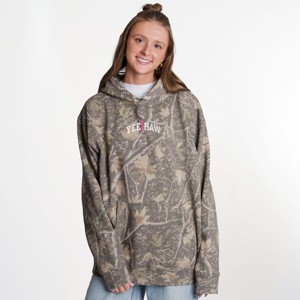 Embroidered Yee Haw Cowgirl - Camo Hoodie - 1 of 4