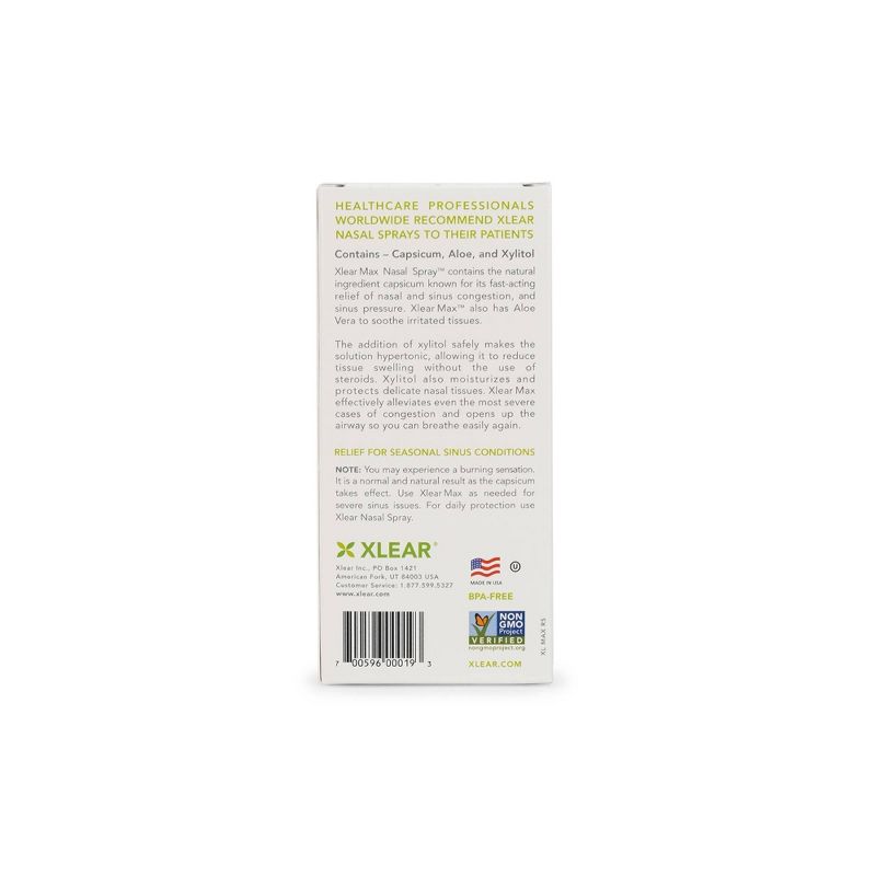 Xlear Max Sinus Xylitol and Capsaicin Spray - 1.5 fl oz, 2 of 4