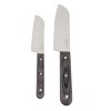 Gibson 2 Piece Stainless Steel Santoku Knife Set in Dark Grey - 2 of 4